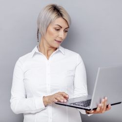 front-view-female-looking-laptop